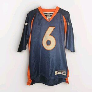 Jay Cutler Denver Broncos Authentic Sewn Reebok Jersey Throwback Size Large